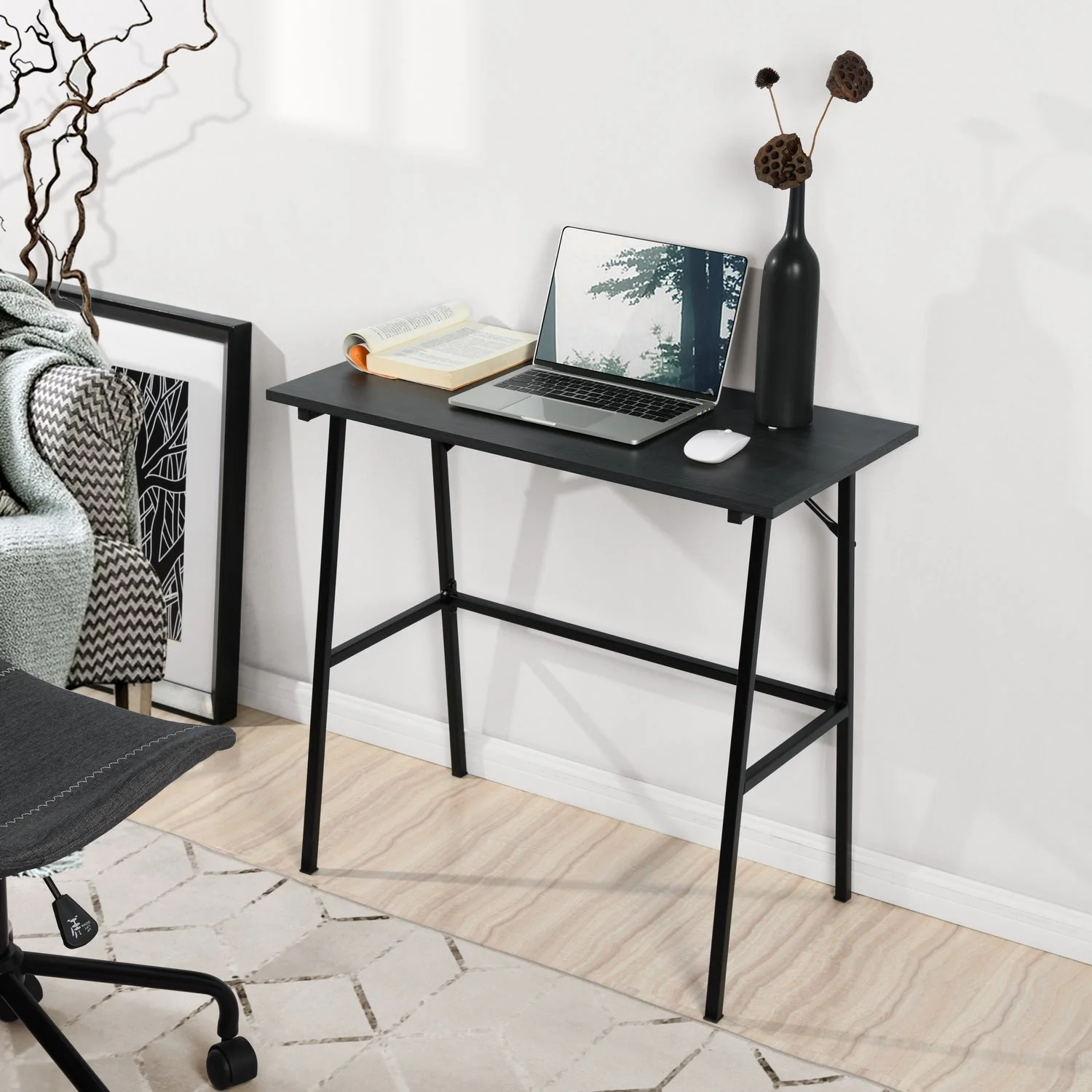 Eliis Wooden Small Office Writing Work