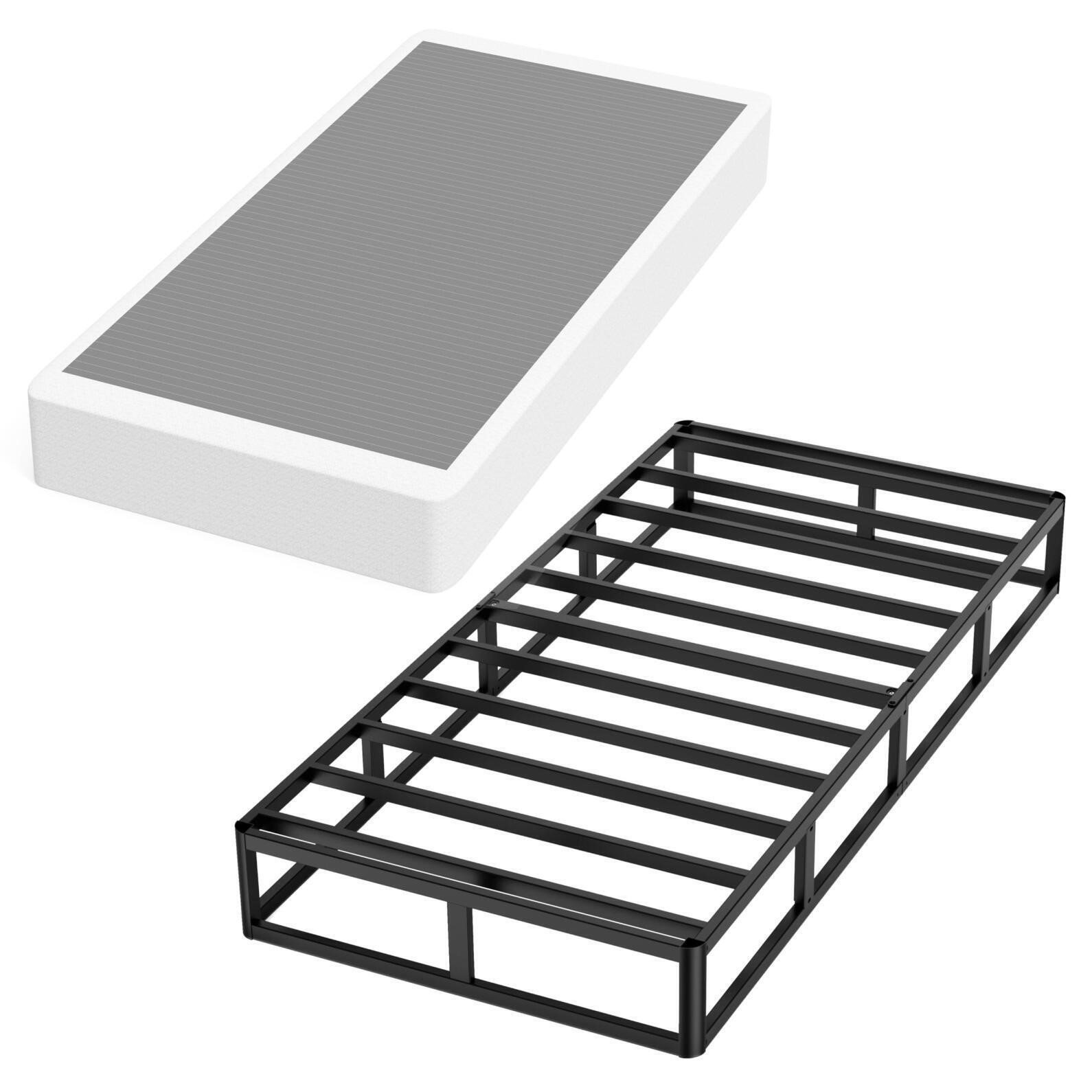 Twin Box Spring Only 9 Inch High Profile with Box Spring Cov...