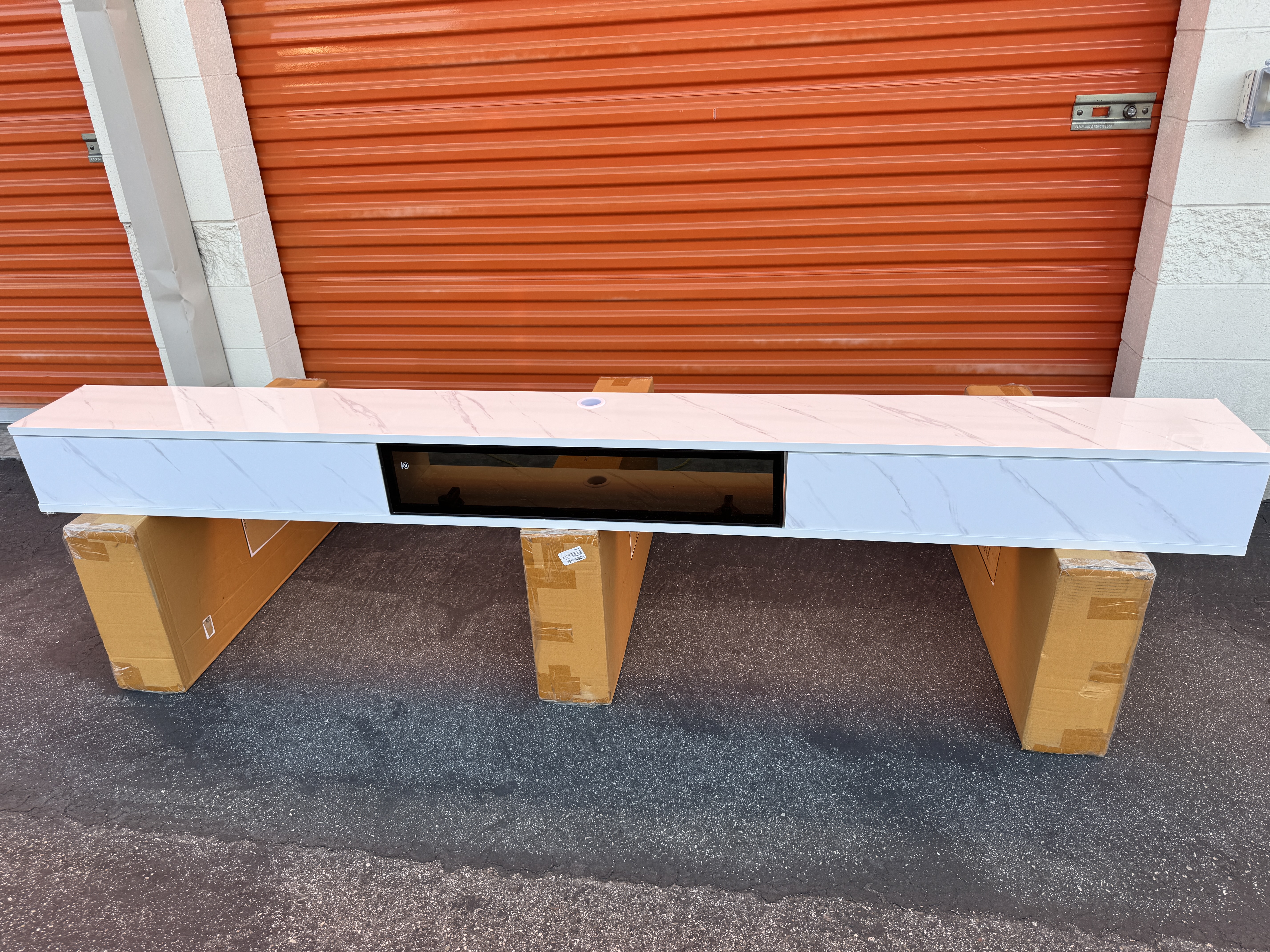 Floating TV Stand Shelf Entertainment - Image 1