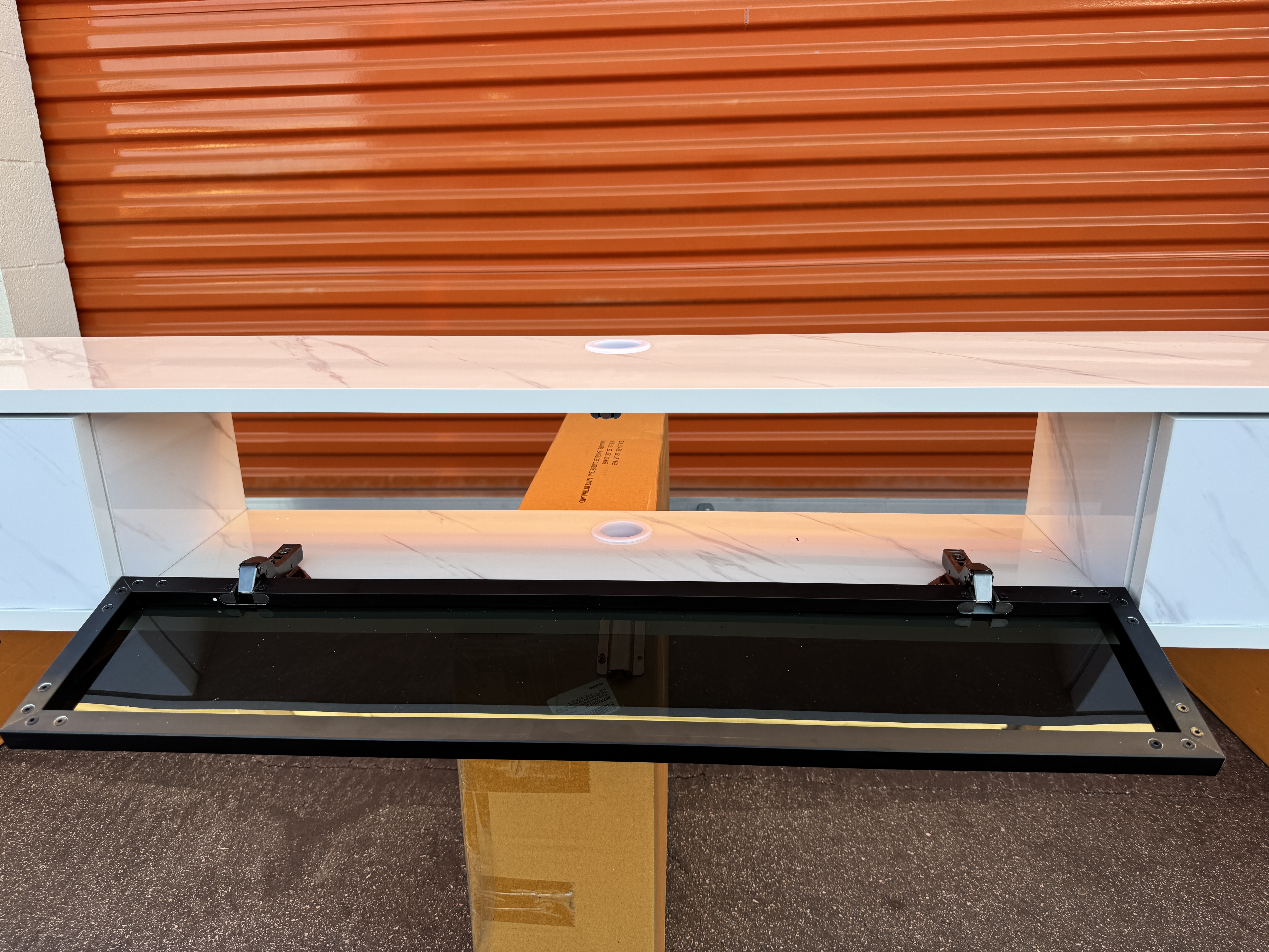Floating TV Stand Shelf Entertainment - Image 1
